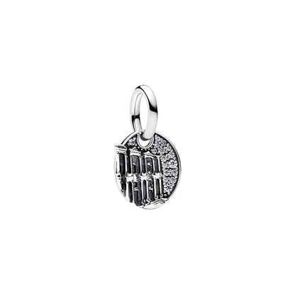 925 Sterling Silver – Mother & Daughter Heart & Star Charms, Glass Hearts & Architectural Designs, DIY Pendants