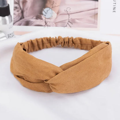 2026 New Design Fashion Women Summer Style Headbands Bohemian Girl Cross Turban Bandage Bandanas Hairbands Hair Accessories