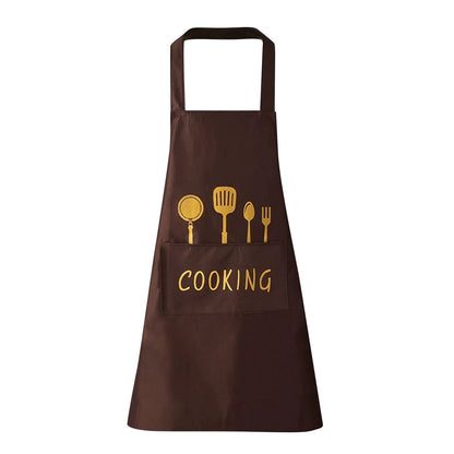 Fashion Cute Printed Apron Unisex Kitchen Cooking Apron Suitable For Cleaning Gardening Handmade Kitchen Cooking