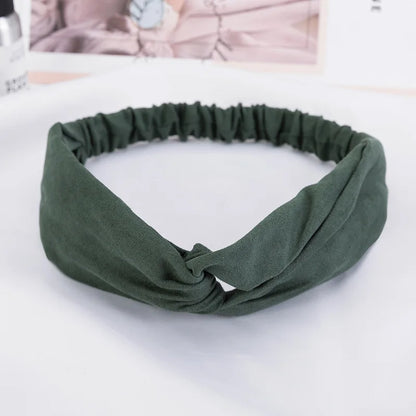 2026 New Design Fashion Women Summer Style Headbands Bohemian Girl Cross Turban Bandage Bandanas Hairbands Hair Accessories
