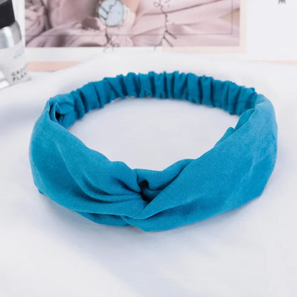 2026 New Design Fashion Women Summer Style Headbands Bohemian Girl Cross Turban Bandage Bandanas Hairbands Hair Accessories