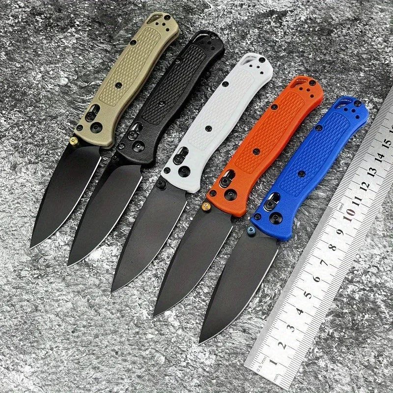 Axle Lock Folding Knife S30V Steel Blade Nylon Fiber Handle Outdoor Camping Survival EDC Practical Cutting Knife