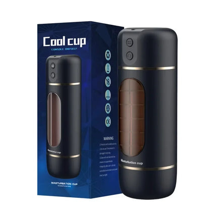 Automatic male personal massager with adjustable vibration modes.