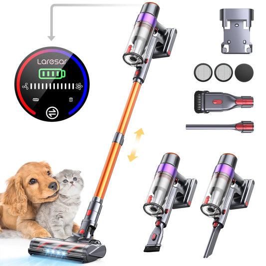 450W Cordless Vacuum Touch Screen And Detachable Battery.