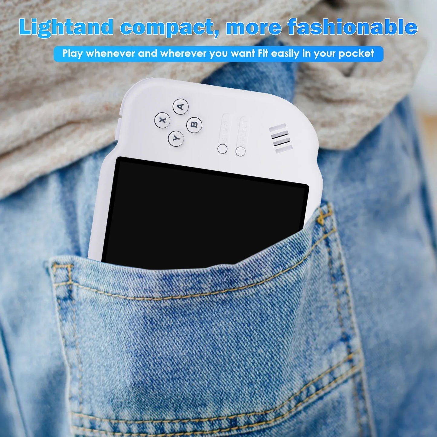 40 Handheld Game Console 4'' IPS Multi-touch Screen Android A133P Magicx Zero40 WiFi Support Vibration Motor for NDS
