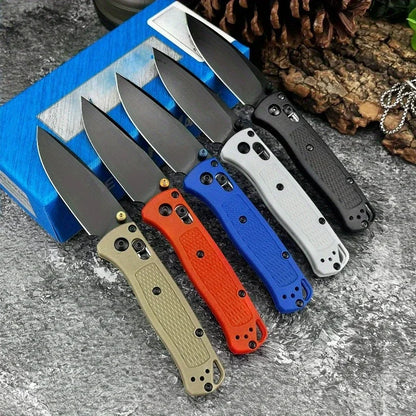 Axle Lock Folding Knife S30V Steel Blade Nylon Fiber Handle Outdoor Camping Survival EDC Practical Cutting Knife