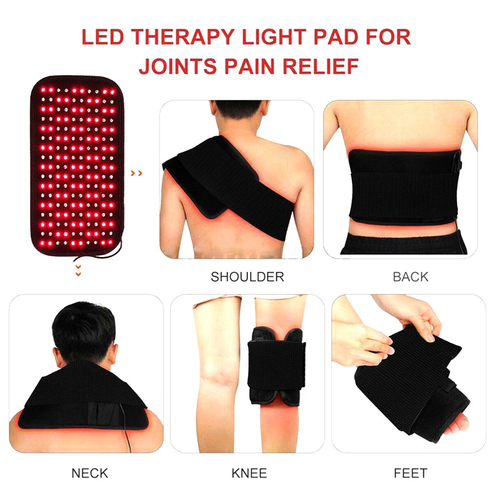 Infrared LED Heat Pad For Full‑Body Relief.