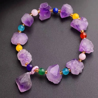 Natural Amber Bracelet Women Healing Gemstone Fine Jewelry Genuine Baltic Ambers Tumbled Stone Bracelets Raw Stones Bangles