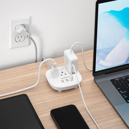 Power Strip With Switch And USB Quick Charge.