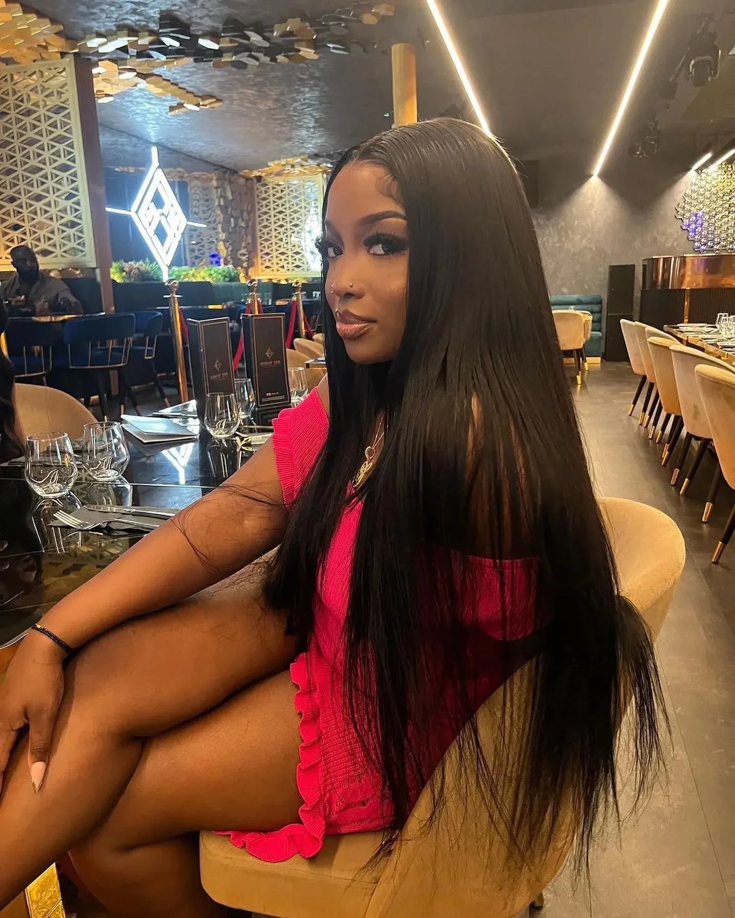  40 42 Inch Straight Human Hair Wigs 13x4 13X6 HD Lace Frontal Wig 300% Density Human Hair Remy Invisible Swiss Lace Wigs For Women