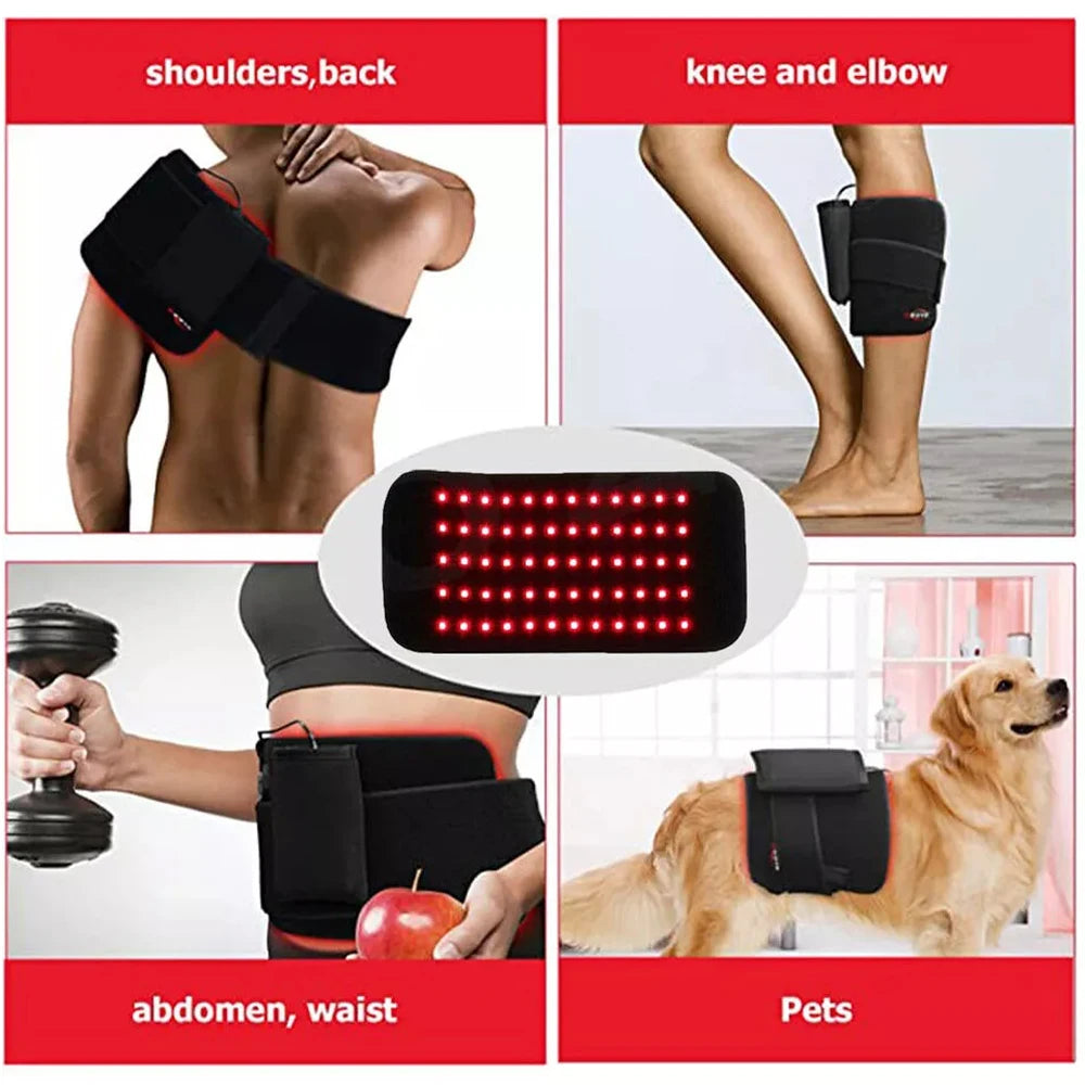 Infrared LED Heat Pad For Full‑Body Relief.