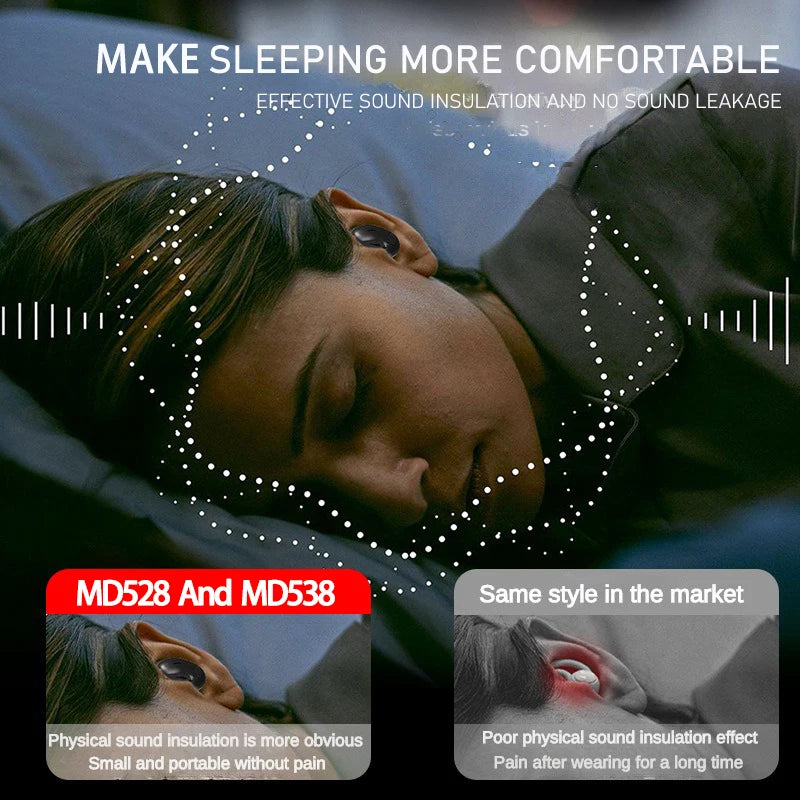 SK ultra-thin sleep earbuds: invisible, waterproof, Bluetooth