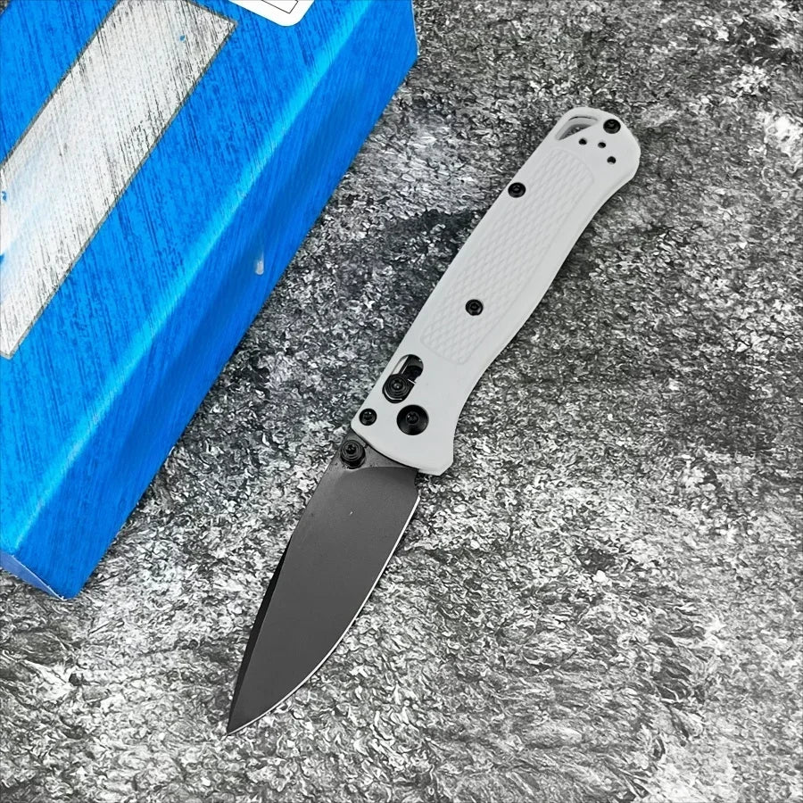 Axle Lock Folding Knife S30V Steel Blade Nylon Fiber Handle Outdoor Camping Survival EDC Practical Cutting Knife
