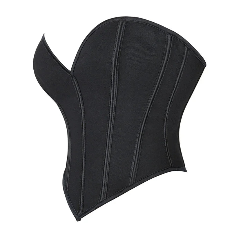 Women Summer Strapless Off Shoulder Corset Camis Crop Tops Backless Bustier Strapless Tube Corselet