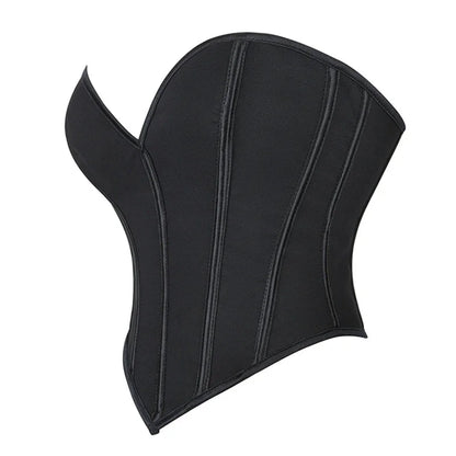Women Summer Strapless Off Shoulder Corset Camis Crop Tops Backless Bustier Strapless Tube Corselet
