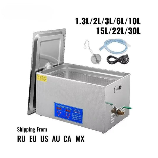 1.3L 2L 3L 6L 10L 15L 22L 30L Ultrasonic Cleaner Lave-Dishes Portable Washing Machine Ultrasound Home Clean Appliances