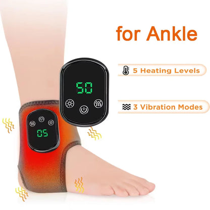 Electric Feet Heater Ankle Massager Muscle Relaxation Hot Compress Protector Ankle & wrist Brace Support