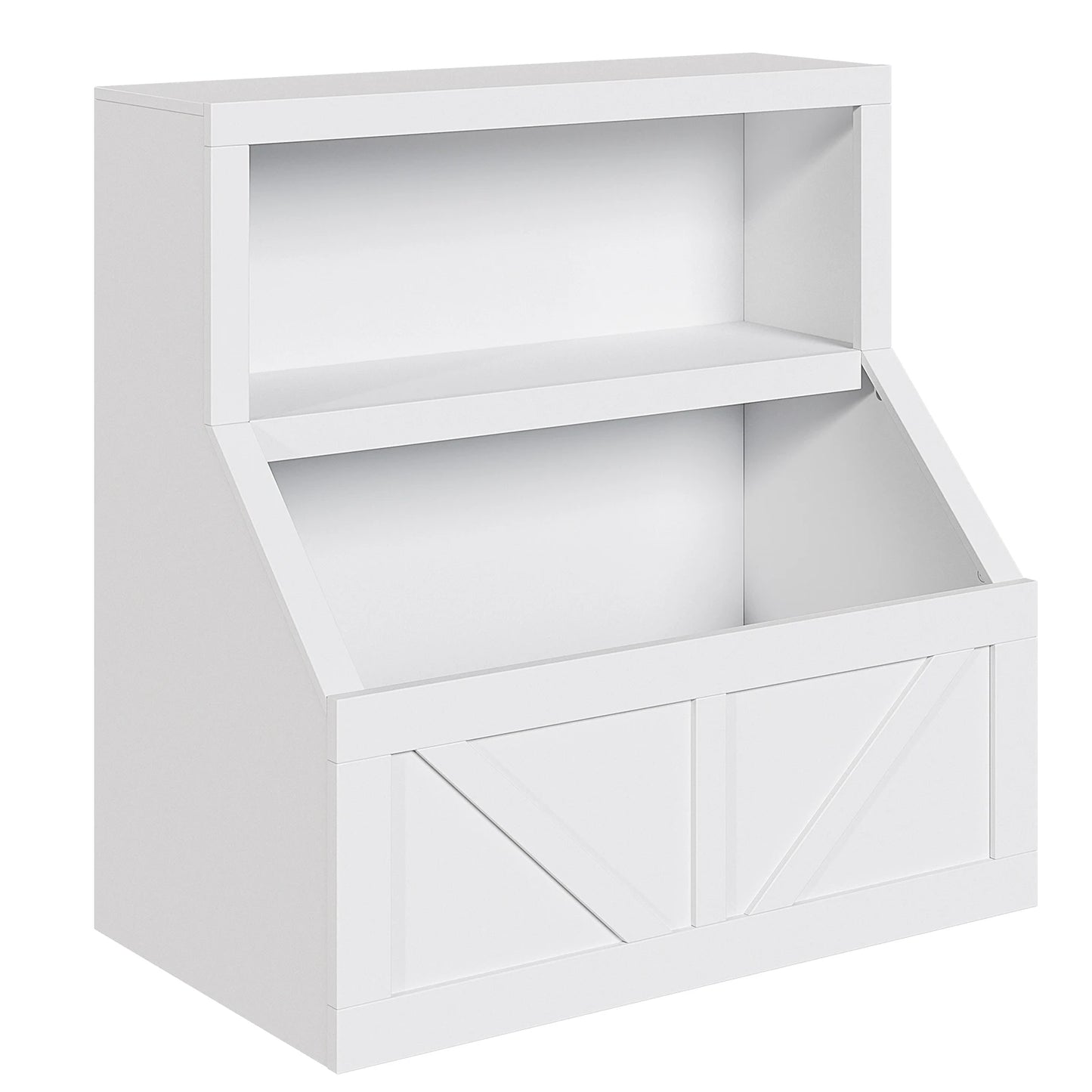 Kids Bookshelf Wooden Toy Storage Organizer for Playrooms.
