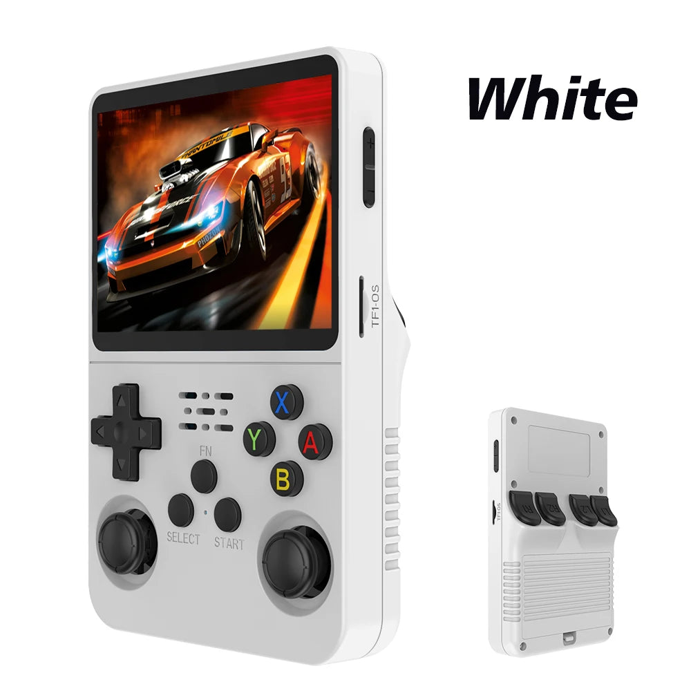 Portable retro gaming console with massive game storage.
