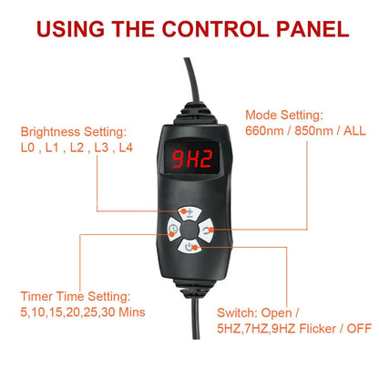 Infrared LED Heat Pad For Full‑Body Relief.