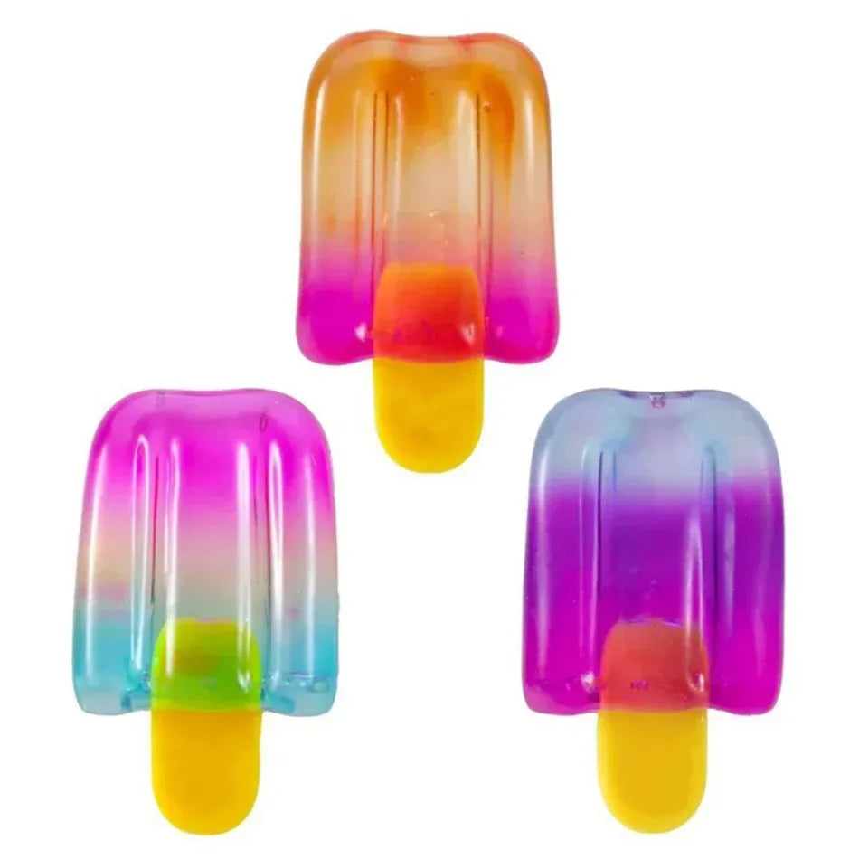 Cube Sensory Squeeze Toy Ice Cream Color Squishy Stress Relief Fidget Toys Children Adults Collectable