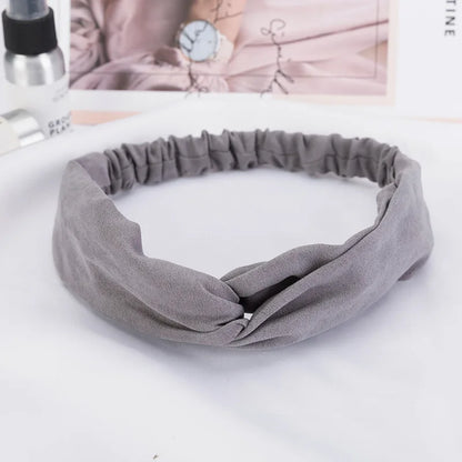 2026 New Design Fashion Women Summer Style Headbands Bohemian Girl Cross Turban Bandage Bandanas Hairbands Hair Accessories