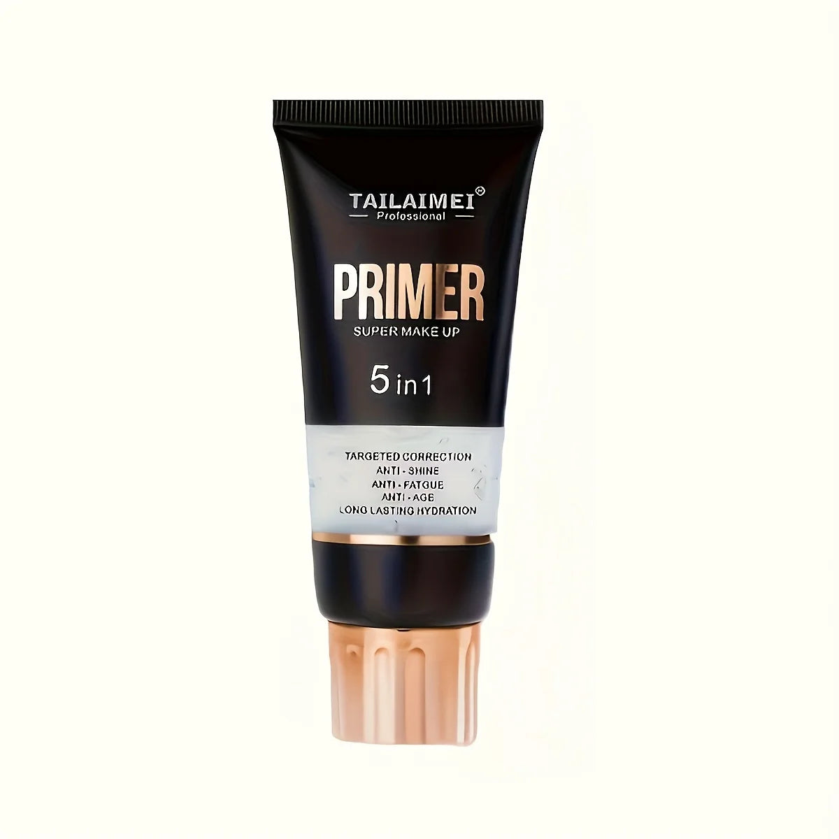 Waterproof Base Transparent Gel Makeup Primer - Full Coverage Matte Foundation With Color Retention, Natural Avocado And Rose Extract