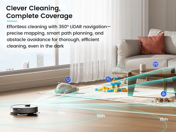 Powerful Robot Vacuum Mop With 20000Pa Suction