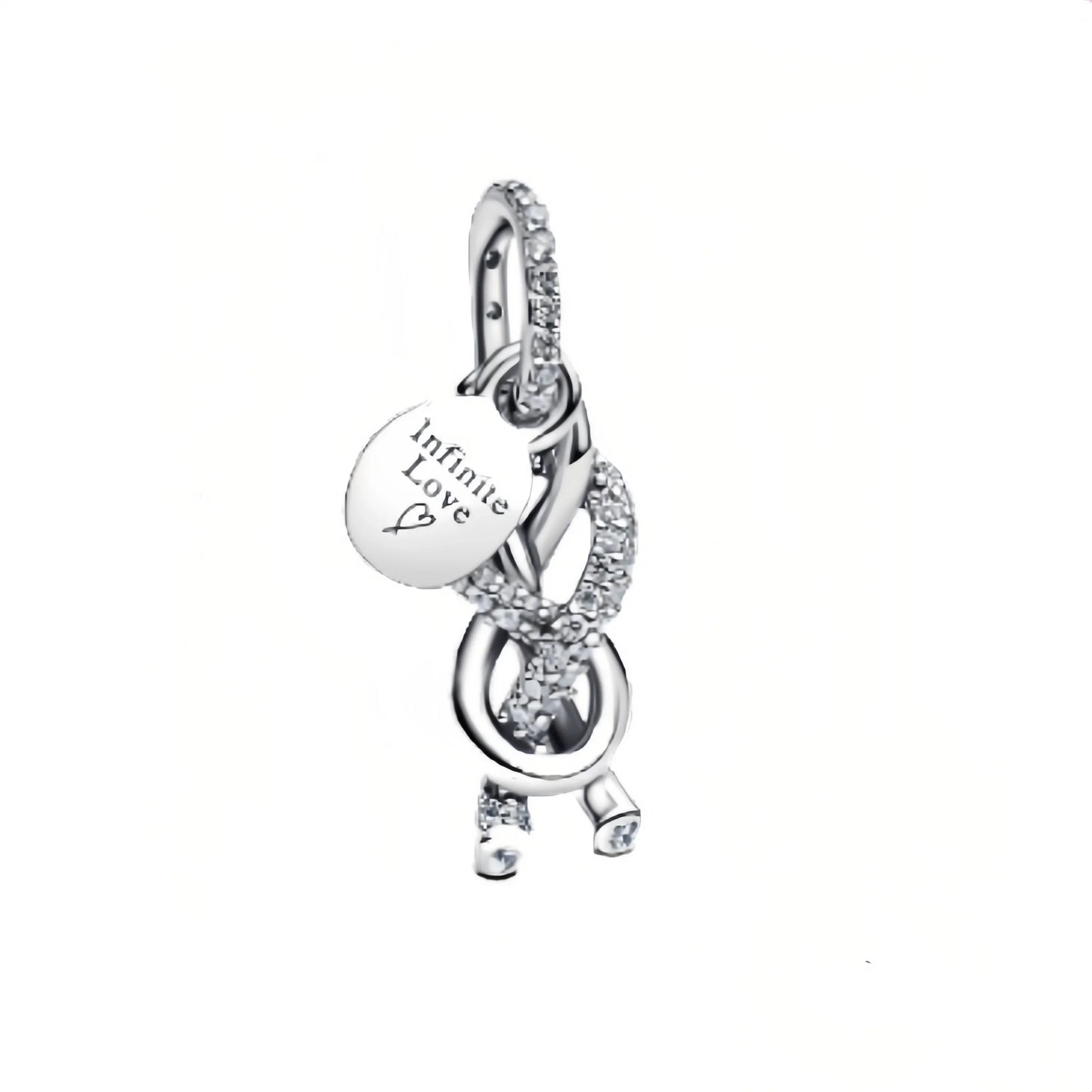 925 Sterling Silver – Mother & Daughter Heart & Star Charms, Glass Hearts & Architectural Designs, DIY Pendants