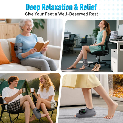 Electric Feet Heater Ankle Massager Muscle Relaxation Hot Compress Protector Ankle & wrist Brace Support