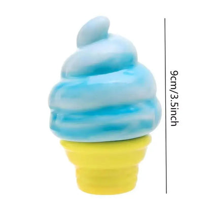 Cube Sensory Squeeze Toy Ice Cream Color Squishy Stress Relief Fidget Toys Children Adults Collectable
