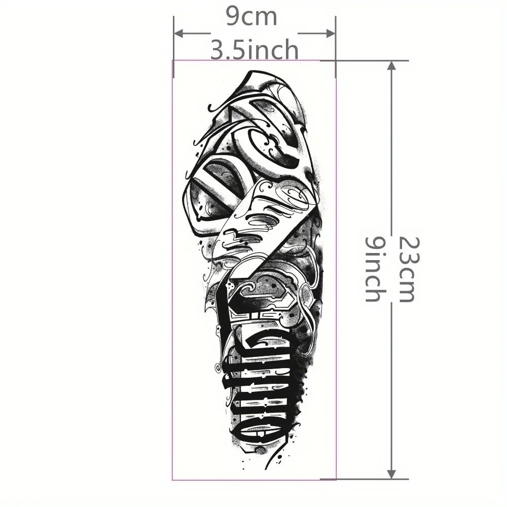 Juice Tattoo Sticker Herb Semi-permanent Waterproof Without Reflective Male Small Arm Personality Long Lasting Body Art Tattoos