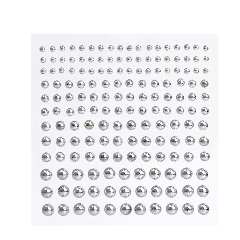 58pcs Non Piercing Lip Nails Sticker Self-adhesive Waterproof Reusable Fake Lip Nail Eyebrow Nose Ring Body Belly Button Jewelry