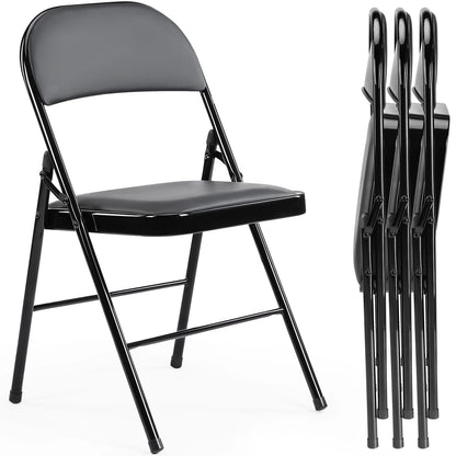 JHK leather folding chairs