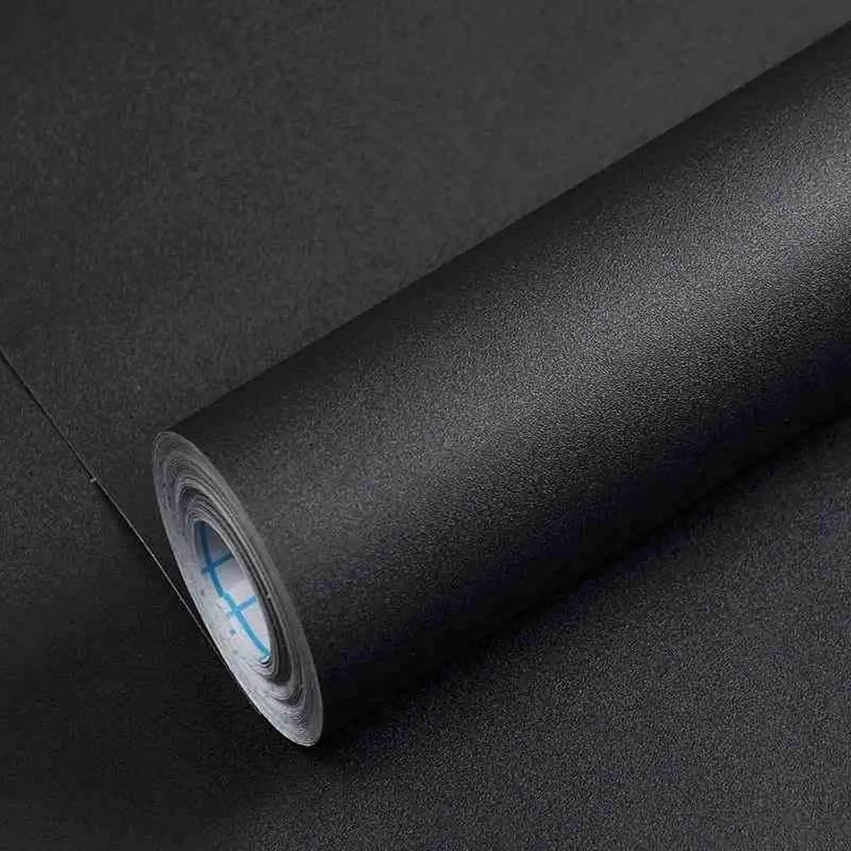 Waterproof Matte Wallpaper Black Vinyl Self-Adhesive Stickers for Wall Furniture Livingroom Contact Paper Home Decor