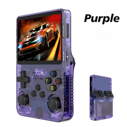 Portable retro gaming console with massive game storage.