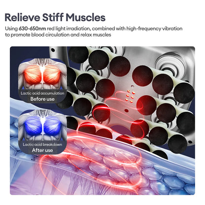 24‑Head High‑Frequency Massage Gun For Full‑Body Relief.