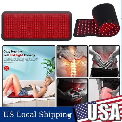 Red Light Therapy Pad For Back And Joint Relief.
