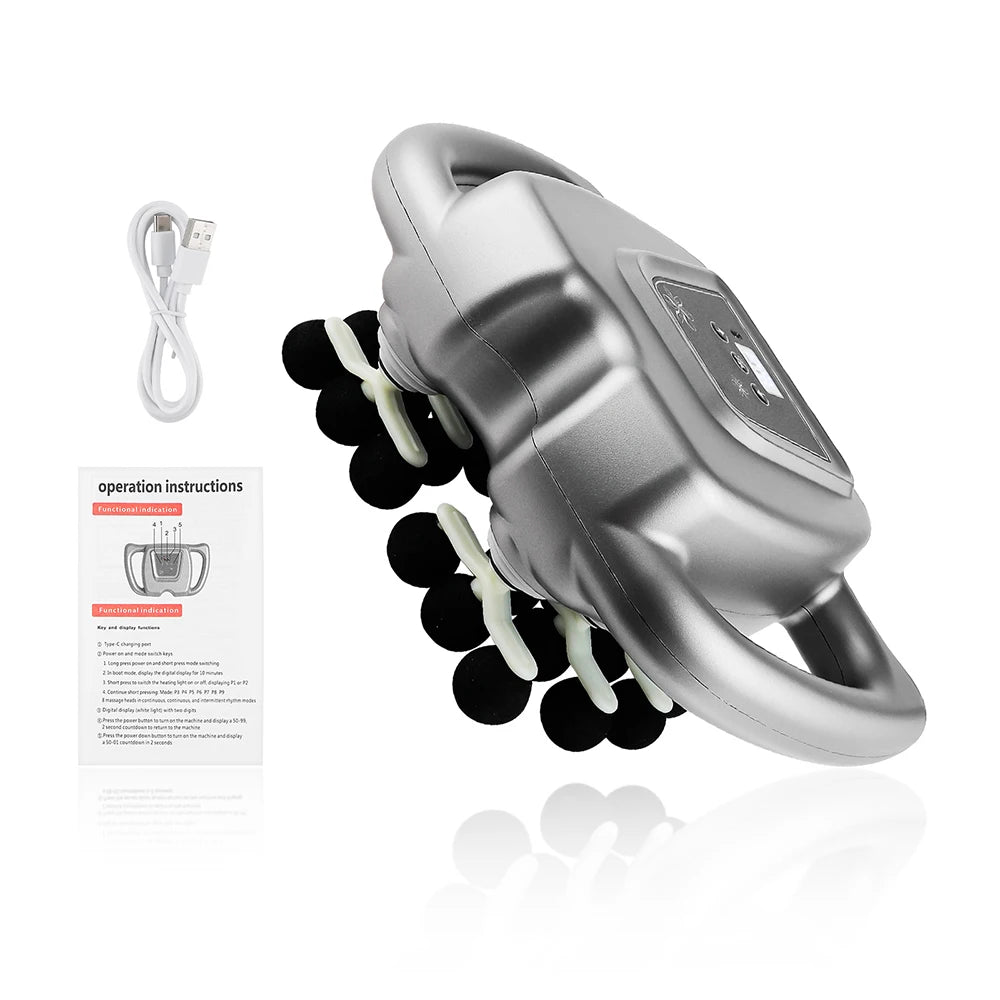24‑Head High‑Frequency Massage Gun For Full‑Body Relief.