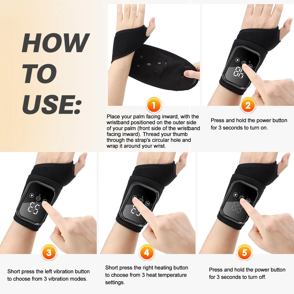 Electric Feet Heater Ankle Massager Muscle Relaxation Hot Compress Protector Ankle & wrist Brace Support