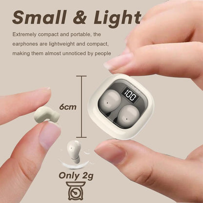 Tiny invisible Bluetooth earbuds discreet, comfortable, secure