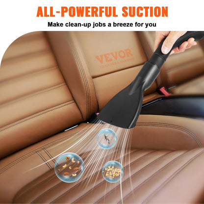 Wet Dry Vac 2.6 Gallon 2.5 Peak HP 3 in 1 Portable Shop Vacuum with Blowing Function  Attachment Storage for Floor