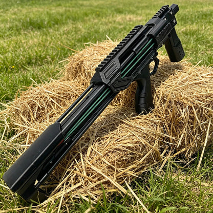 Multi-functional slingshot bow and arrow launcher, capable of continuously firing steel balls, outdoor jungle hunting kit