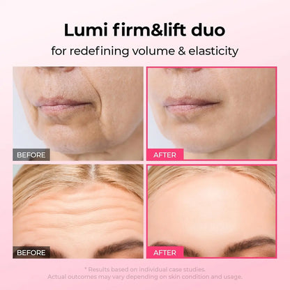 Lumi firm & lift Duo | Korean facial Collagen Firming serum plumping skin & tightening refines skin repair density