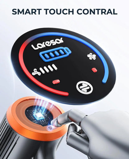 450W Cordless Vacuum Touch Screen And Detachable Battery.