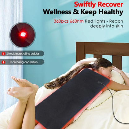 Red Light Therapy Pad For Back And Joint Relief.