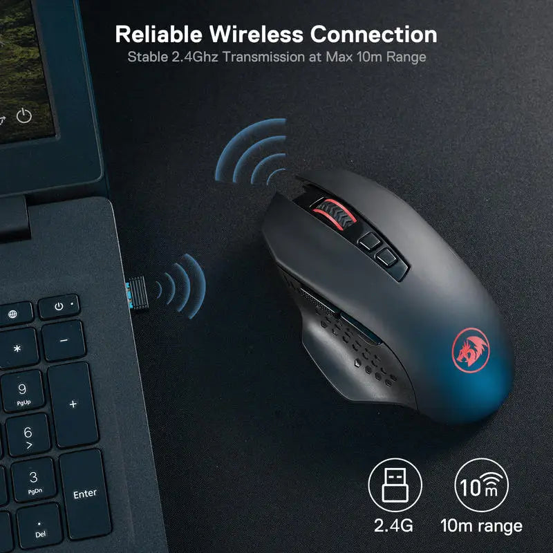 Redragon M656 wireless gaming mouse, 4000 DPI