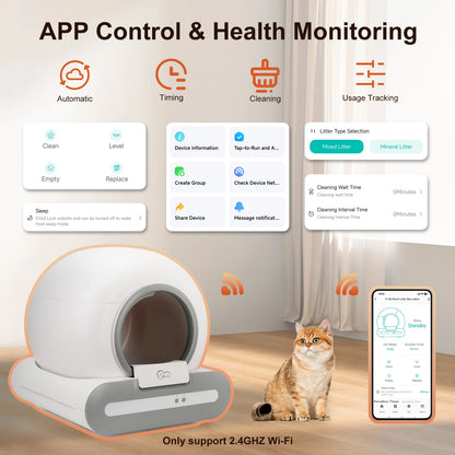 Smart Self-Cleaning Litter Box