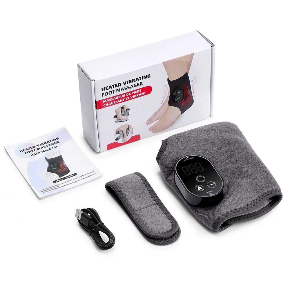 Electric Feet Heater Ankle Massager Muscle Relaxation Hot Compress Protector Ankle & wrist Brace Support
