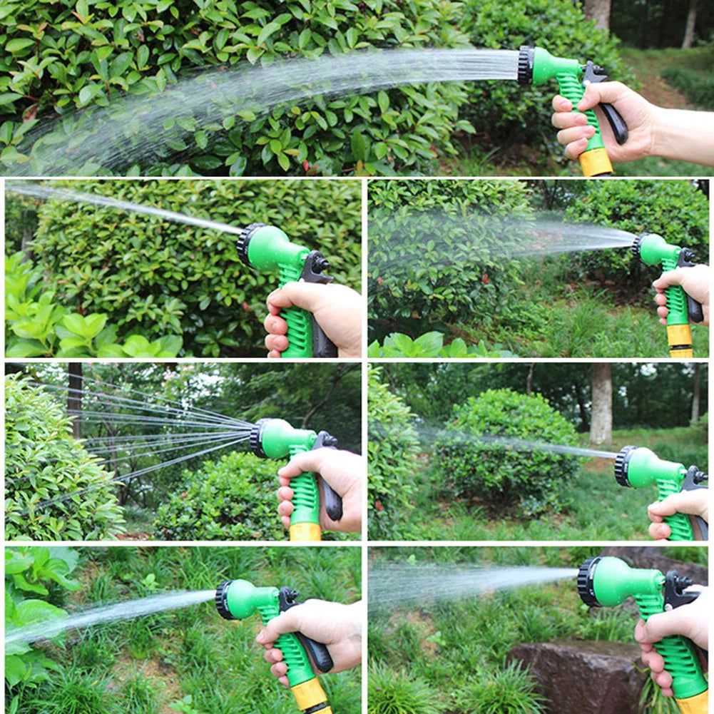 Water Gun 7 Adjustable Modes Garden Sprinkler Hose Nozzle Multifunctional Irrigation Nozzle Water Spray Gun for Car Washing